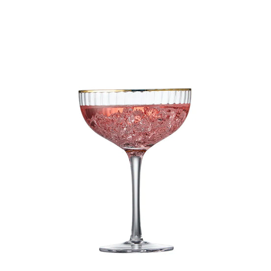 Kokteilių taurės Lyngby Glas Palermo Gold, 315 ml, 4 vnt.