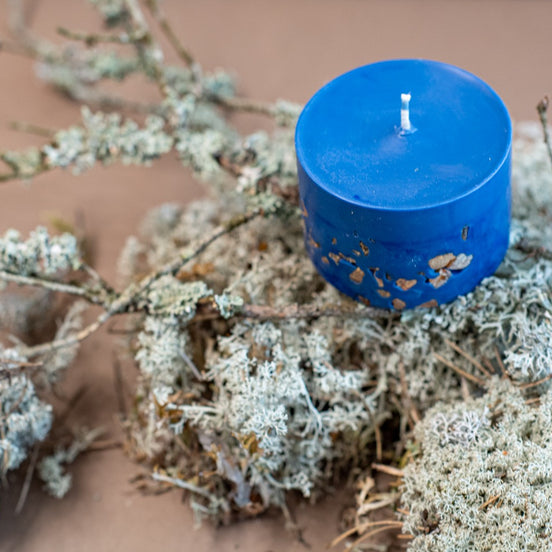 Hand-made Soy Wax Candle with Amber Scent