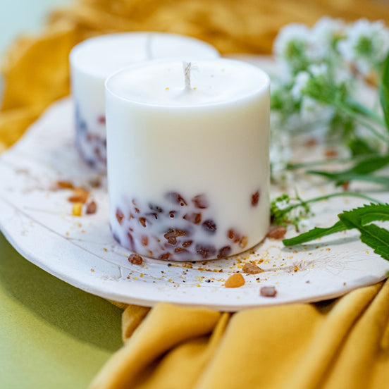 Hand-made Soy Wax Candle with Pine Scent