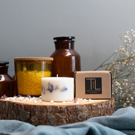 Hand-made Unscented Soy Wax Candle