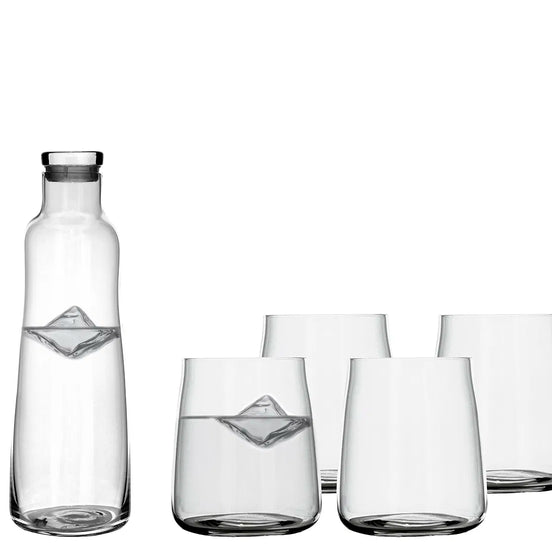 Dekanterio rinkinys Lyngby Glas Krystal Zero, 5 vnt.