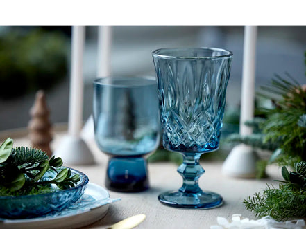 Vyno taurės Lyngby Glas Sorrento, 4 vnt., 290 ml, mėlynos spalvos