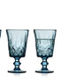 Vyno taurės Lyngby Glas Sorrento, 4 vnt., 290 ml, mėlynos spalvos