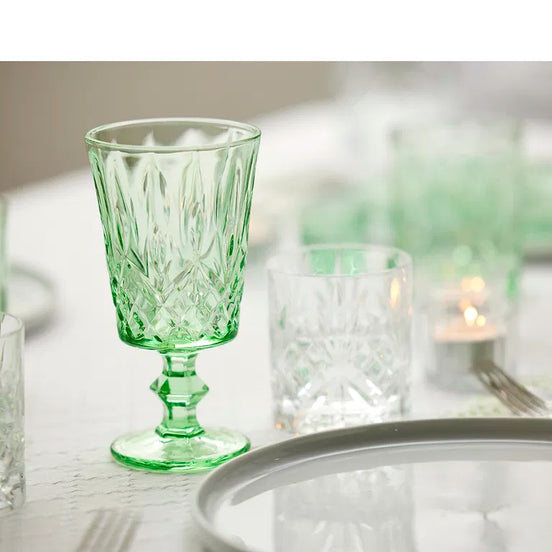 Vyno taurės Lyngby Glas Sorrento, 290 ml, 4 vnt., žalios