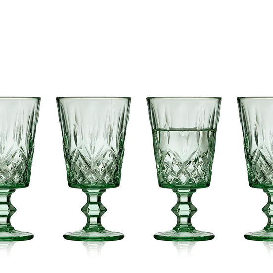 Vyno taurės Lyngby Glas Sorrento, 290 ml, 4 vnt., žalios
