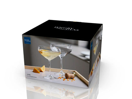 Šampano taurės Lyngby Glas Jewel, 340ml. 4vnt.