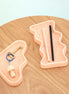 Ceramic Wave Tray – Peach Triangle