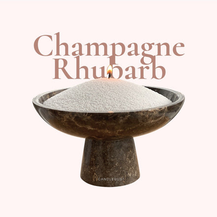 Champagne Rhubarb Scented Candle Sand Refill, 1kg
