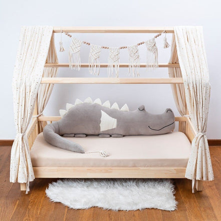 Dragonsaur™ Plush Pillow – Beige