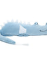 Dragonsaur™ Plush Pillow – Blue