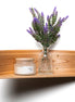 Floating Wooden Wall Shelf - Pie