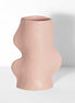 Fluxo Ceramic Vase Medium - Pink