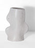 Fluxo Ceramic Vase Medium - White