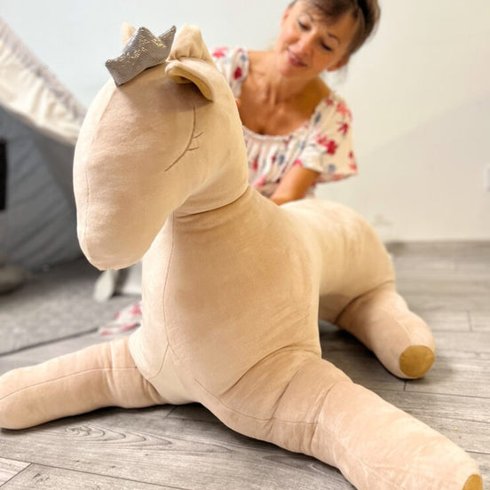 Giant Soft Toy Wingless Pegasus – Creamy