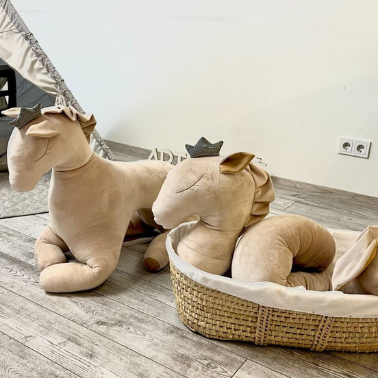 Giant Soft Toy Wingless Pegasus – Creamy