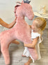 Giant Soft Toy Wingless Pegasus – Dusty Pink