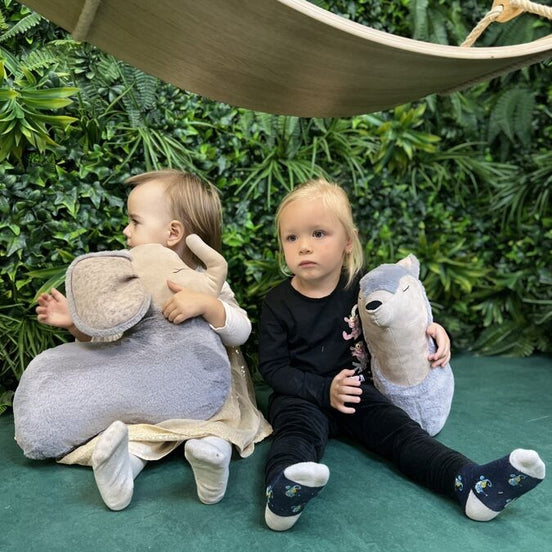 Handmade Wolf Soft Toy Pillow