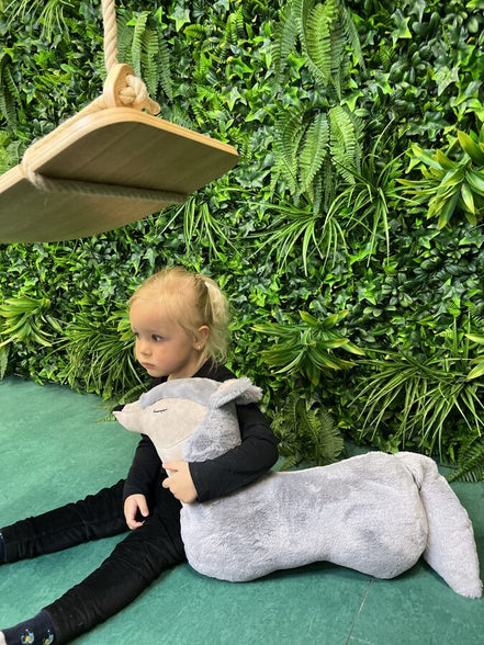 Handmade Wolf Soft Toy Pillow