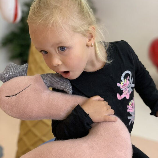 Handmade Pink Flamingo Soft Toy