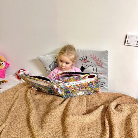 Handmade Bedspread & Blanket Teddy - Sand