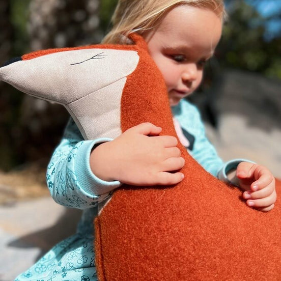 Handmade Fox Soft Toy Pillow