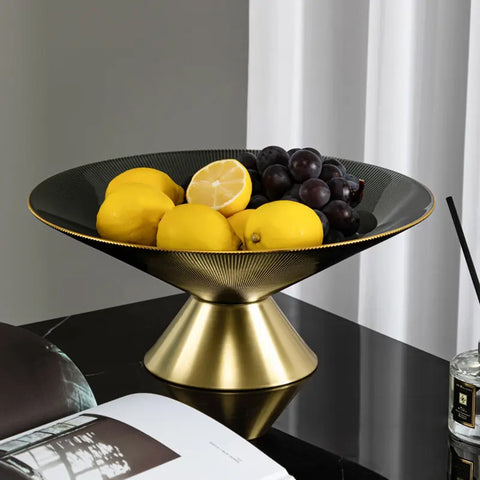 Stiklinė vaisinė lėkštė