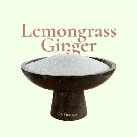 Lemongrass Ginger Scented Candle Sand Refill, 1kg