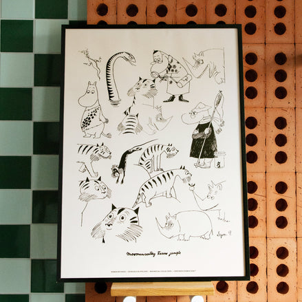 Moomin Jungle Poster, 30x40 cm