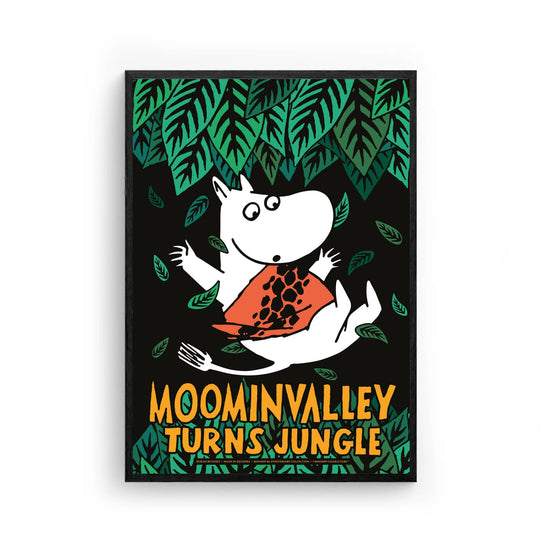 Moomintroll Jungle Poster, 30x40 cm
