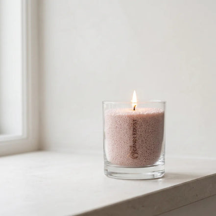Nude Unscented Candle in Glass, 160g