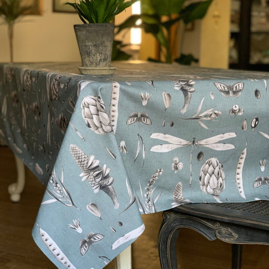 Rectangular Tablecloth - Seeds Aqua