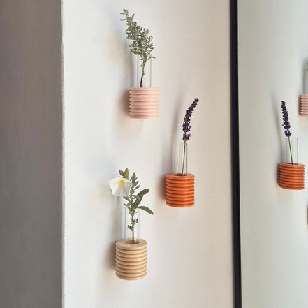 Ribble Wall Vase – Orange