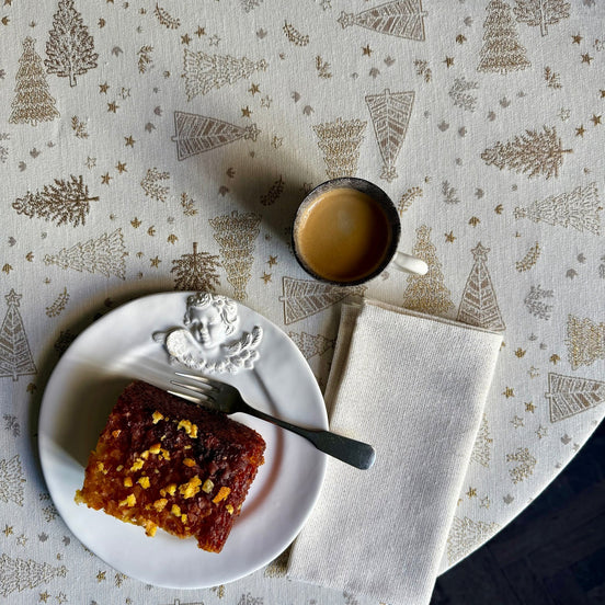Round Tablecloth - Golden Forest