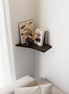 Wooden Corner Shelf - Edge