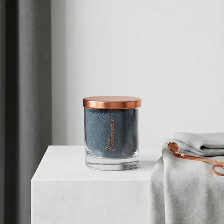 Space Grey Unscented Candle in Glass, 160g