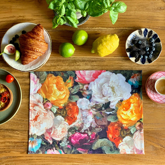 Table Placemat - Francine Black