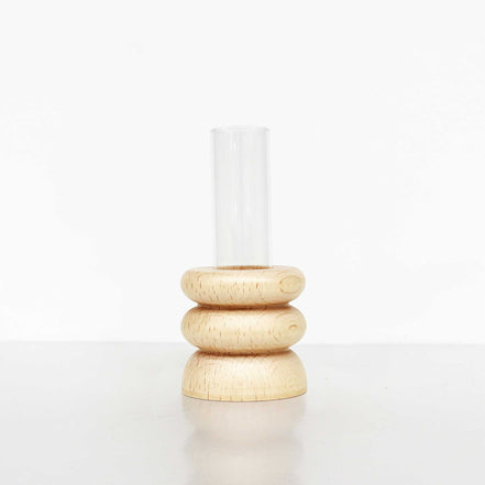 Totem Wooden Vase - Short Nº 1