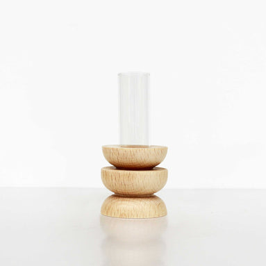 Totem Wooden Vase - Short Nº 4