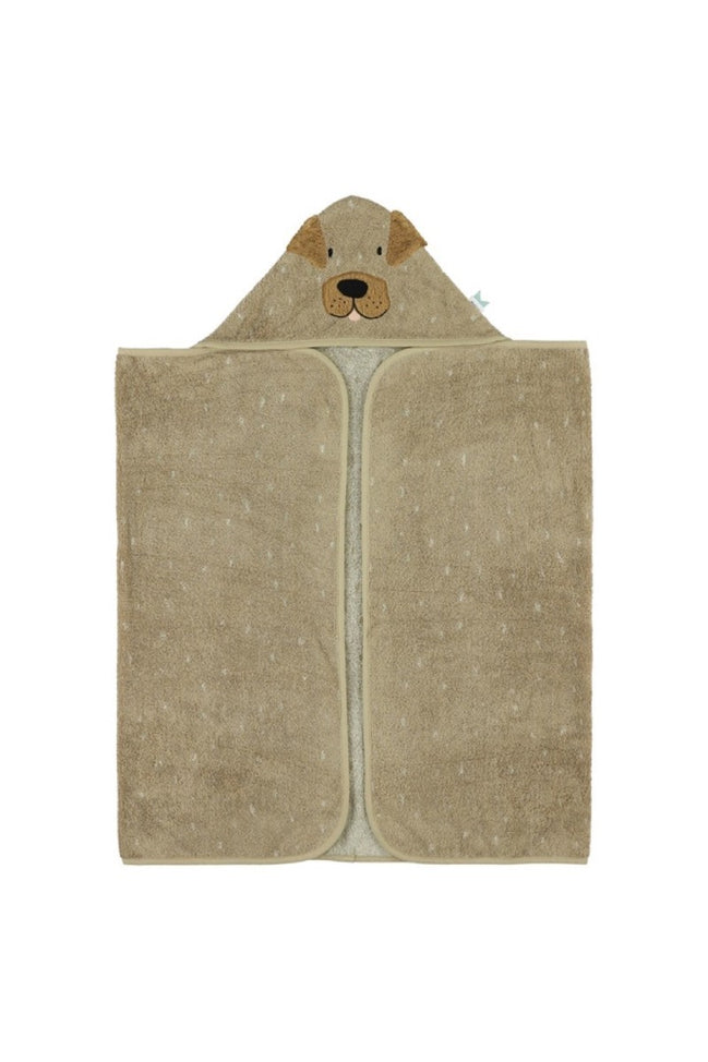 Organic Cotton Hooded Towel, 70 × 130 cm – Mr. Dog