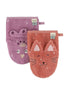 Organic Cotton Washcloths, 2-Pack – Mrs. Cat & Mrs. Peacock